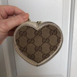 Gucci Guccissima Heart Shaped Purse
